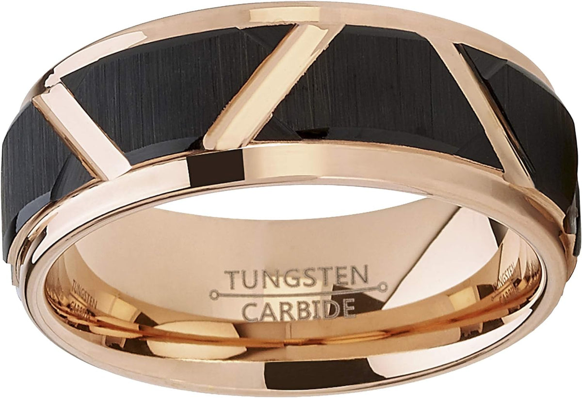 Seth - 8mm Tungsten Carbide Ring