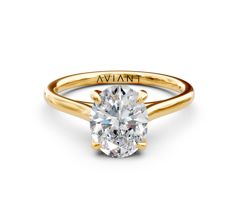 Imogen Solitaire with 3ct Oval Lab Diamond
