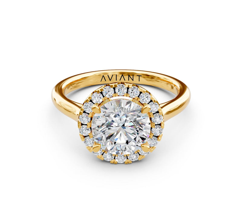 Fiona Solitaire with 2ct Round Moissanite