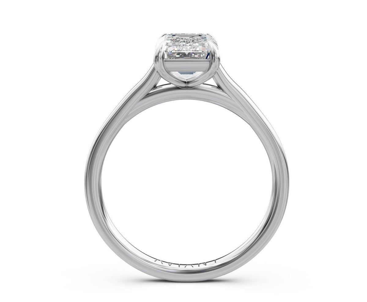 Juliet Solitaire engagement ring in 14k white gold
