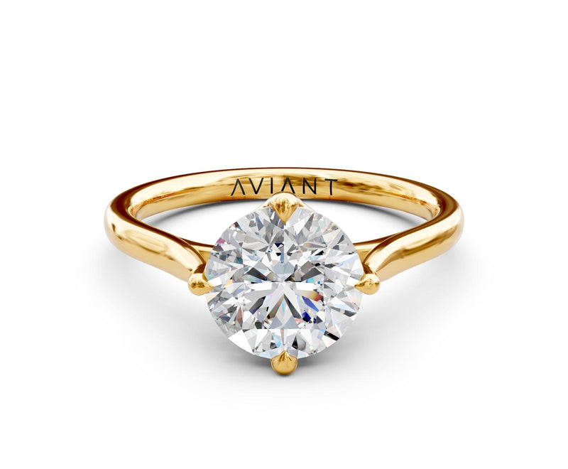 Gemma Solitaire with 1ct Round Lab Diamond