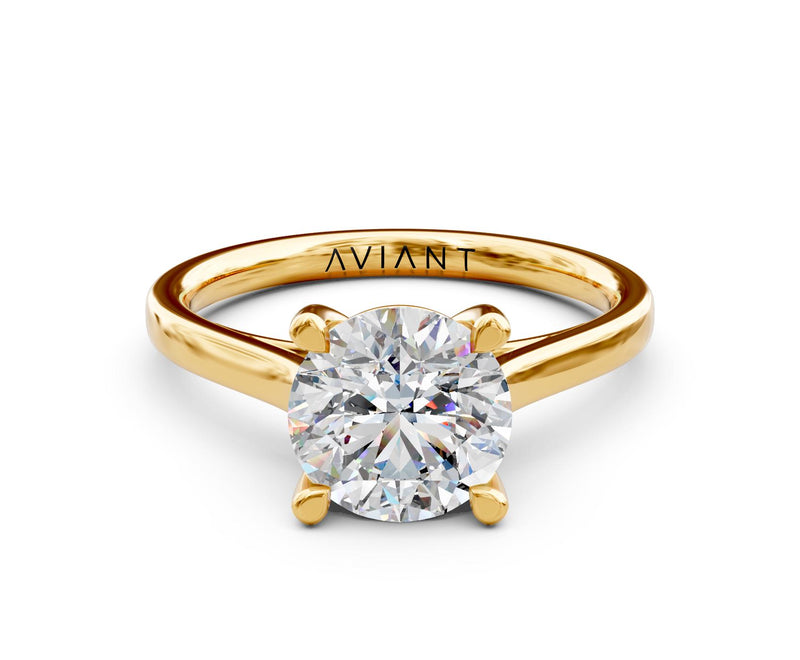 Elodie Solitaire with 1ct Round Lab Diamond