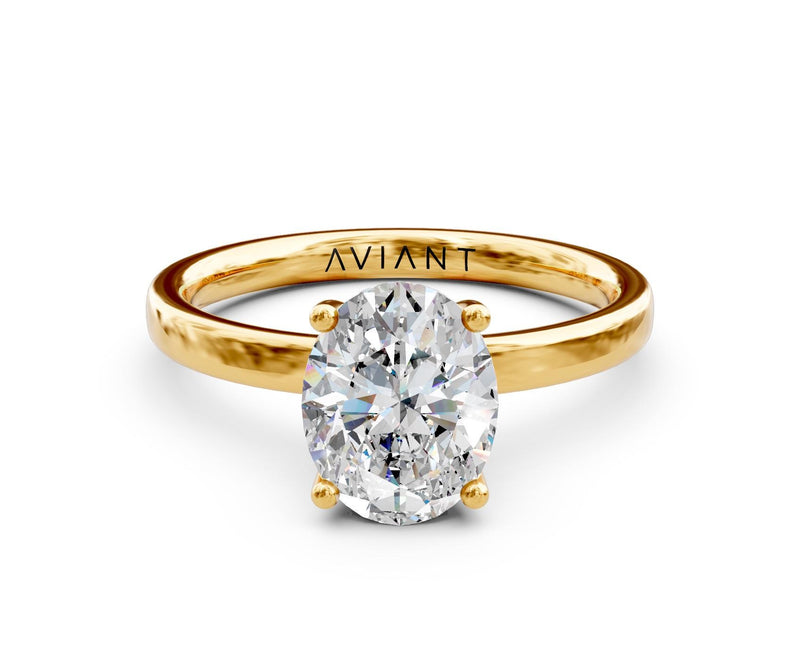 Scarlett Solitaire with 1ct Oval Lab Diamond
